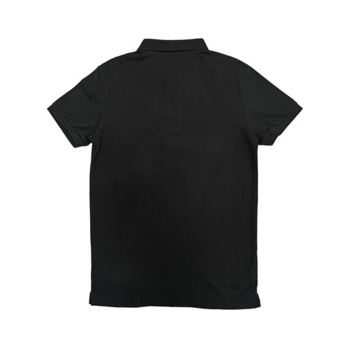 Camisa tipo Polo negro sólido