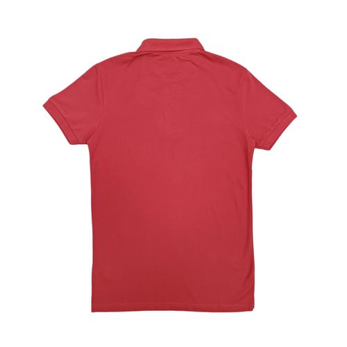 Camisa tipo Polo sólido rojo