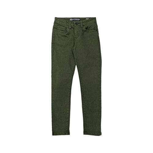 Skinny jeans verde olivo