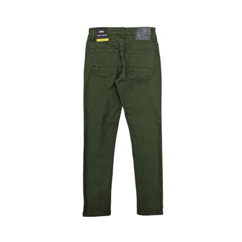 Skinny jeans verde olivo