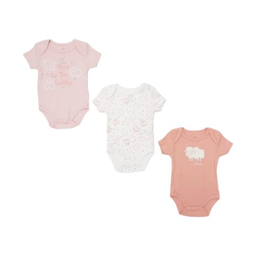 Set mamelucos multicolor 3 piezas