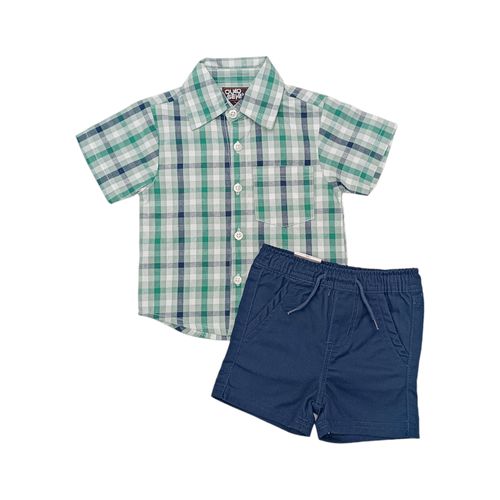 Conjunto casual con short navy