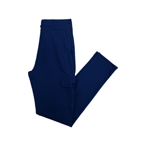 Pantalón jogger navy sólido