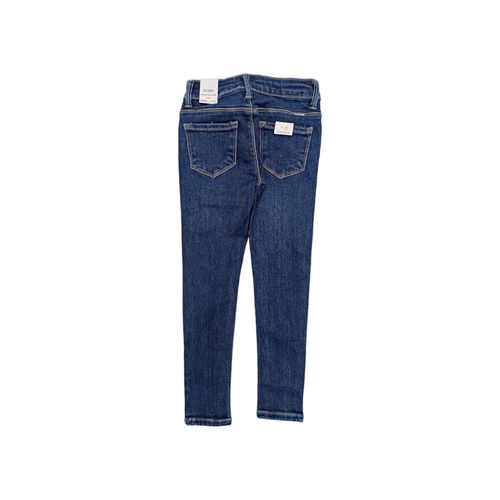 skinny jeans azul con textura