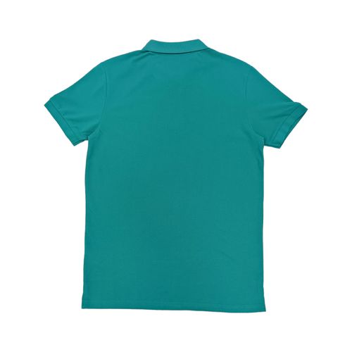 Camisa tipo Polo turquesa sólido