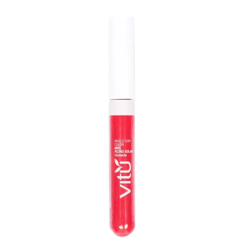 Brillo Labial Miel y Filtro Solar