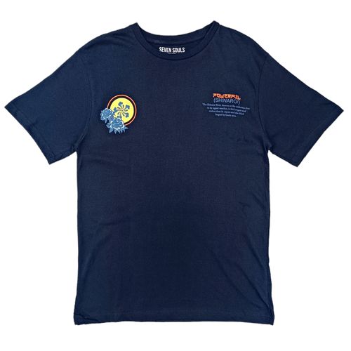 Camiseta navy estampada