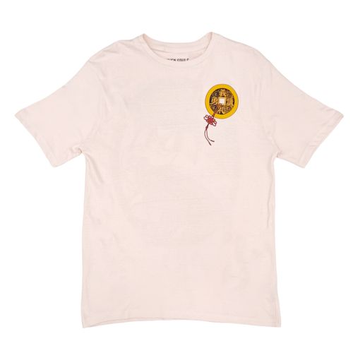 Camiseta estampado rosa