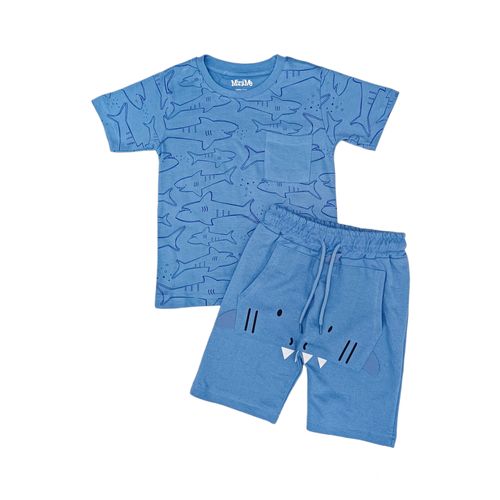 Conjunto azul de tiburón