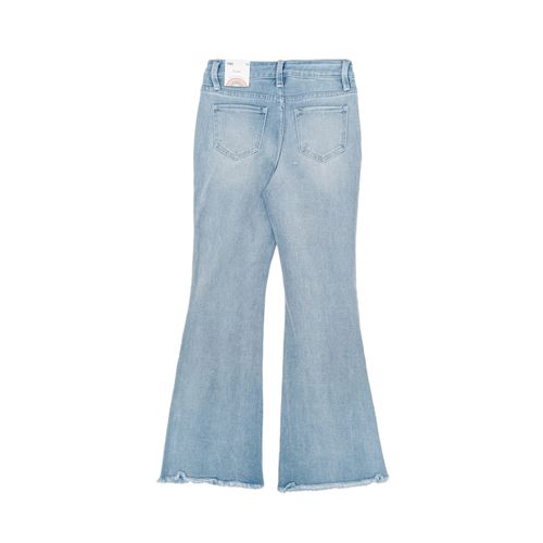 Flare jeans lavado azul claro