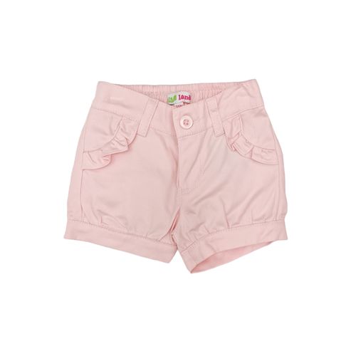 Short sólido rosa