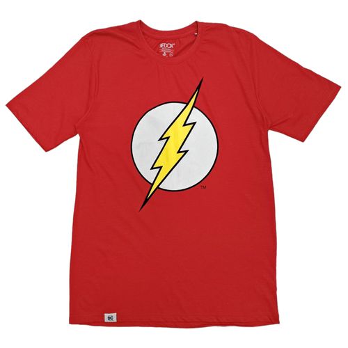 Camiseta Flash roja estampada