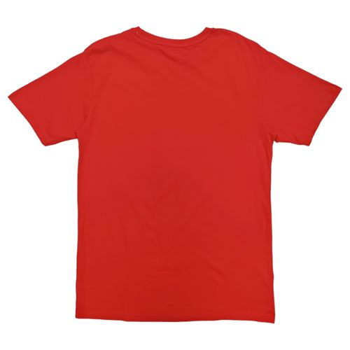 Camiseta MTV roja estampada