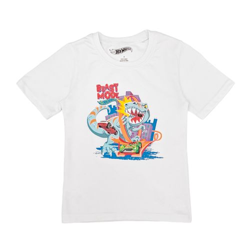 Camiseta estampada blanca