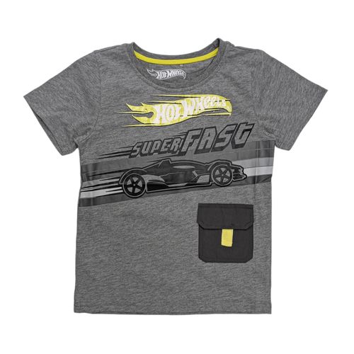 Camiseta estampada gris