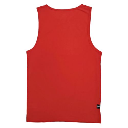 Tank top rojo estampado