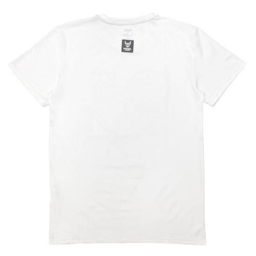 Camiseta blanca estampada