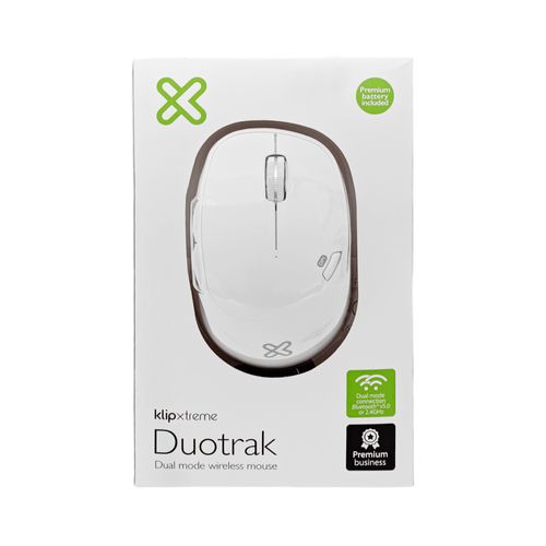 Mouse inalámbrico Duotrak blanco