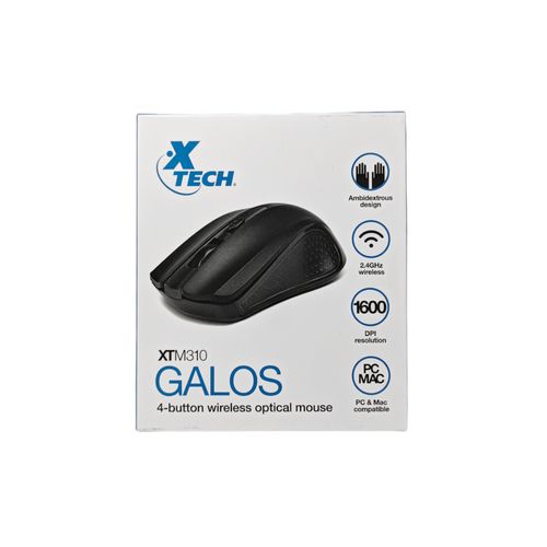Mouse inalámbrico Galos negro