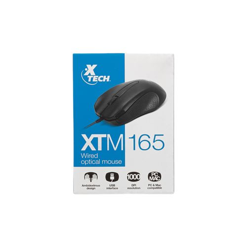 Mouse óptico Negro XTM-165