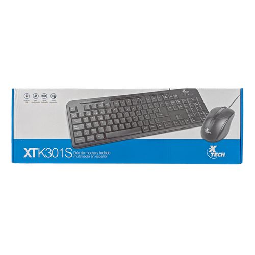 Combo de teclado y mouse multimedia XTK-301s