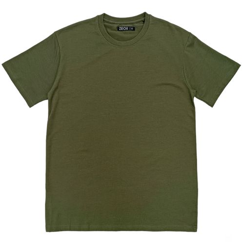 Camiseta verde sólida