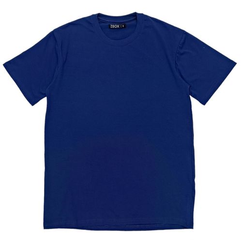 Camiseta azul sólida