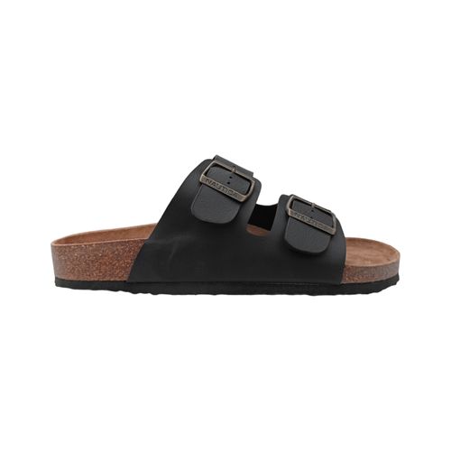 Sandalias casuales negro sólido