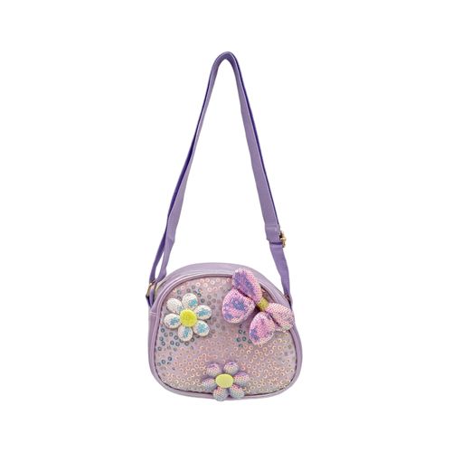 Cartera lila floral