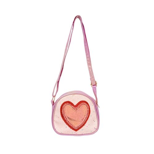 Cartera rosa de corazón