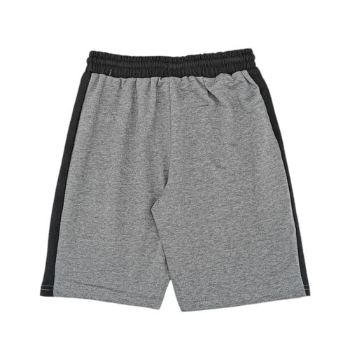 Short gris jaspeado estampado