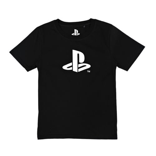 Camiseta negra con logotipo
