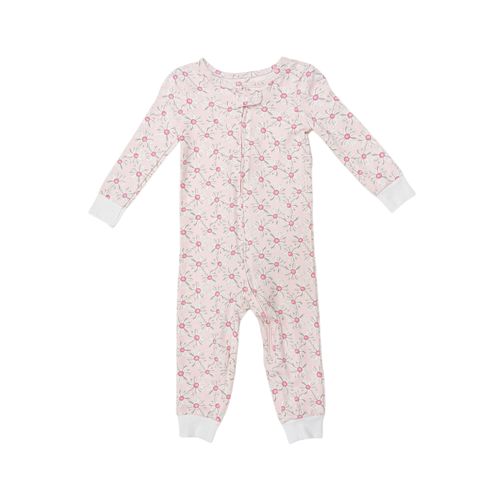 Pijama rosa floral print