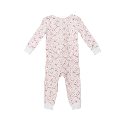 Pijama rosa floral print