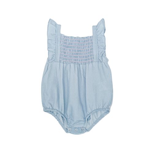 Mameluco denim azul claro