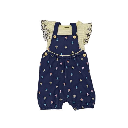 Conjunto romper bicolor estampado