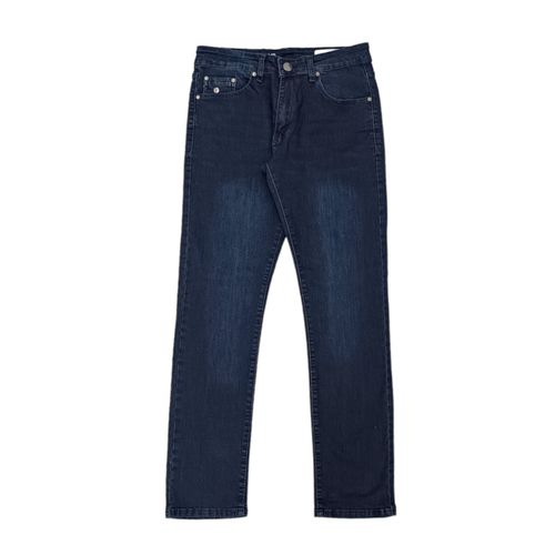 Jeans slim azul oscuro sólido