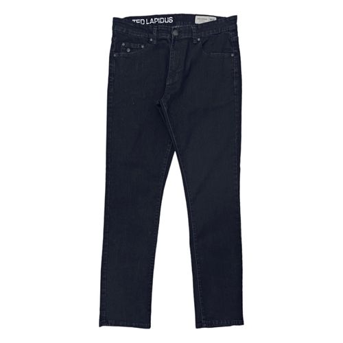 Jeans slim navy sólido