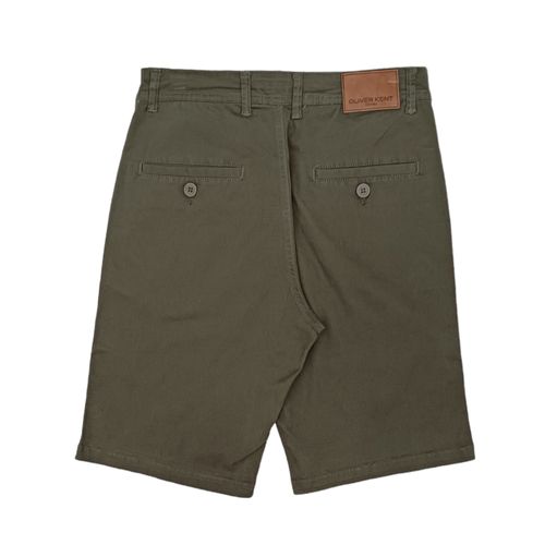 Short casual verde olivo sólido