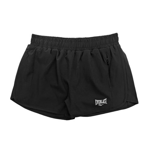 Short deportivo negro sólido