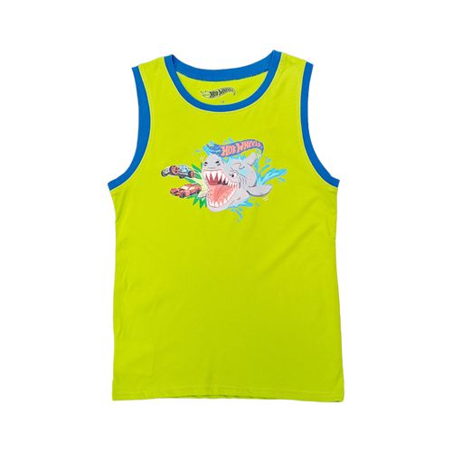Tank top verde estampado