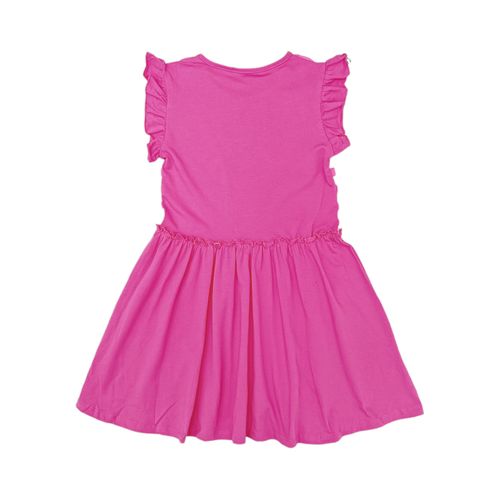 Vestido fucsia rayado Minnie