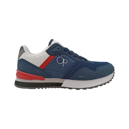 Sneakers con textura azul