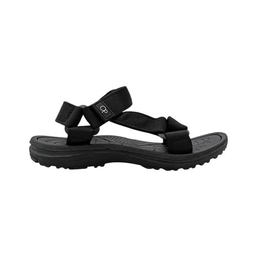 Sandalias negras con velcro