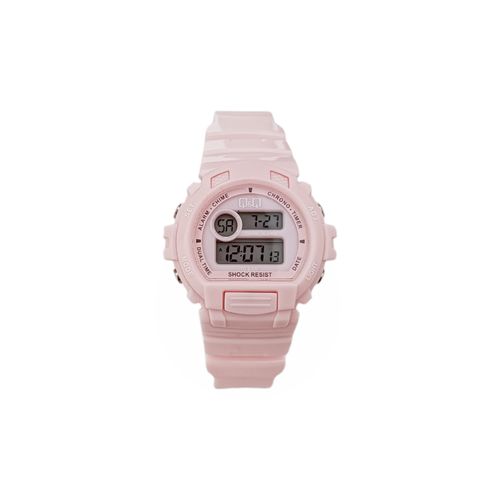 Reloj digital rosa