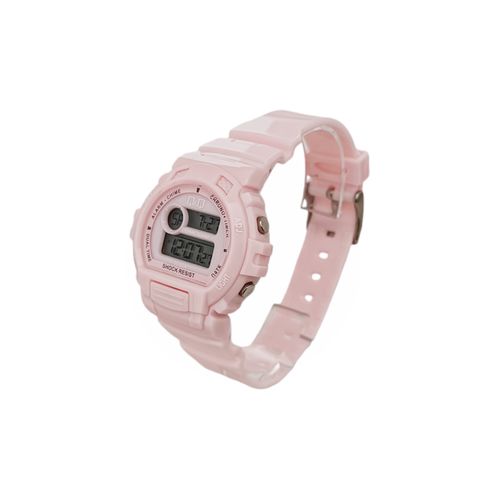 Reloj digital rosa