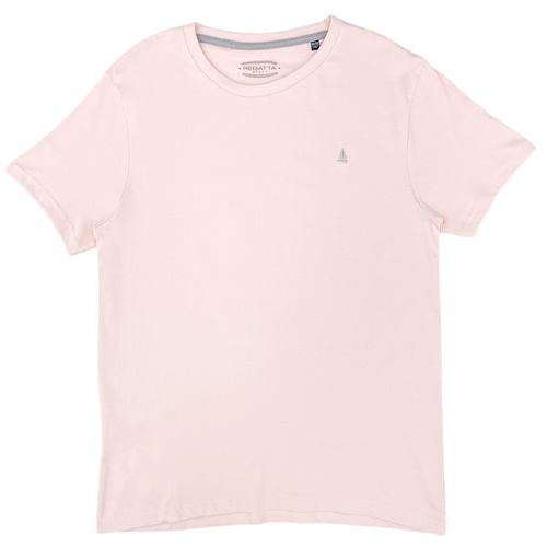 Camiseta rosa sólida