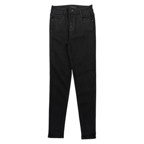 Skinny jeans sólido negro