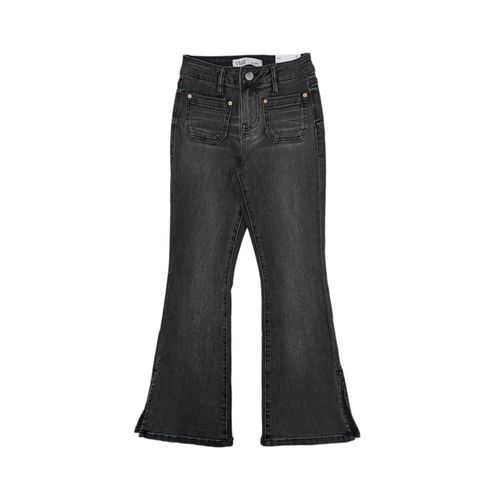 Flare jeans negro sólido