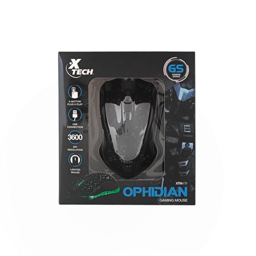 Mouse Gaming Ophidian Negro RGB